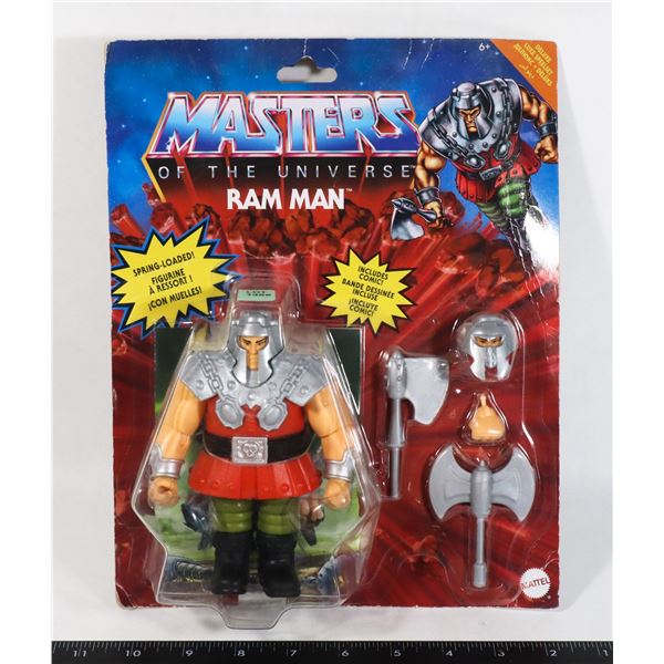 MASTERS OF THE UNIVERSE RAM MAN, INCLUDES COMIC