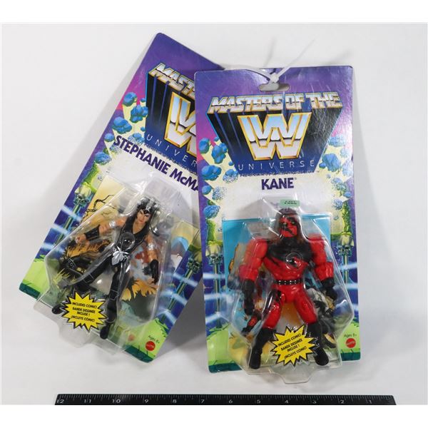 MASTERS OF THE WWE UNIVERSE KANE AND STEPHANIE