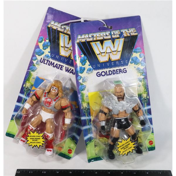 MASTERS OF THE WWE UNIVERSE GOLDBERG AND ULTIMATE