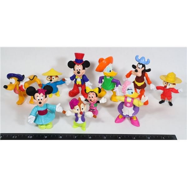 BAG OF ASSORTED DISNEY CHARACTER TOYS