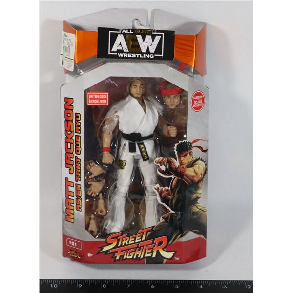 AEW WRESTLING STREET FIGHTER MATT JACKSON