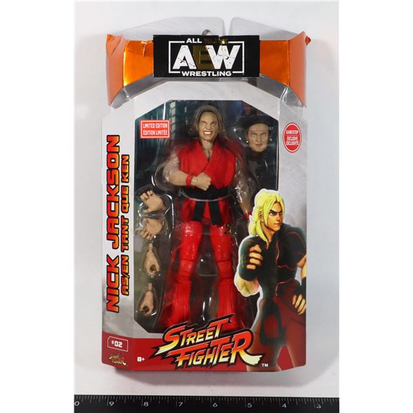 AEW WRESTLING STREET FIGHTER NICK JACKSON
