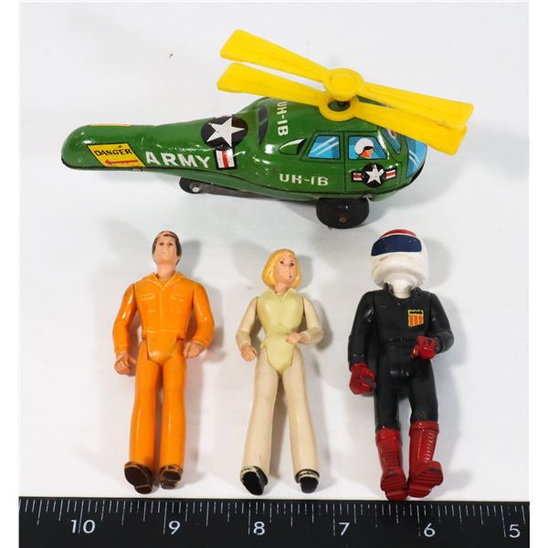 BAG OF VINTAGE 1970S ERA TOYS