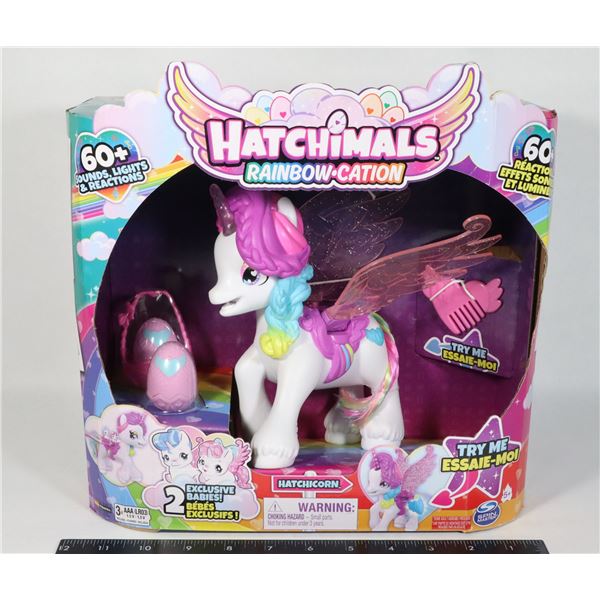 HATCHIMALS RAINBOW HATCHICORN PLAY TOY