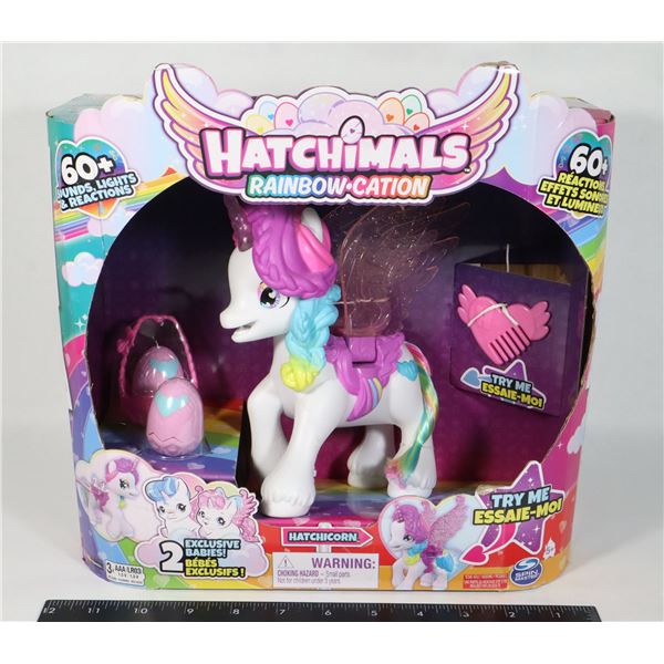 HATCHIMALS RAINBOW HATCHICORN PLAY TOY