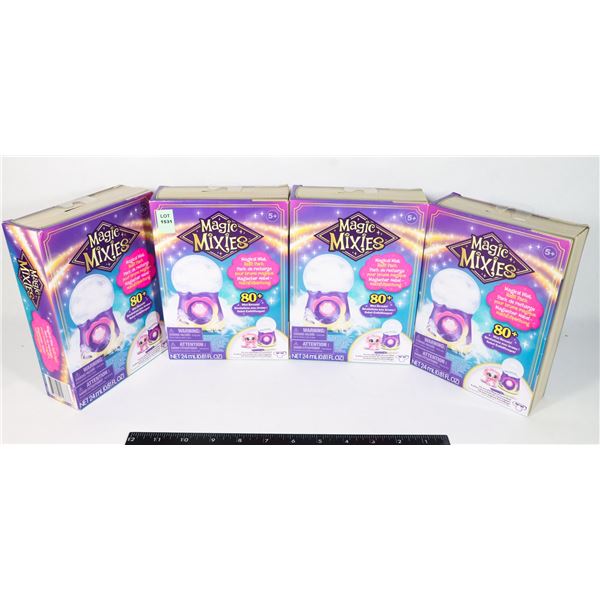 FOUR MAGIC MEXIES FOR USE WITH MAGICAL CRYSTAL