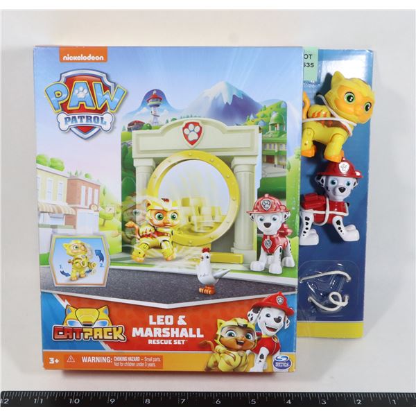 NICKELODEON PAW PATROL LEDO AND MARSHALL RESCUE
