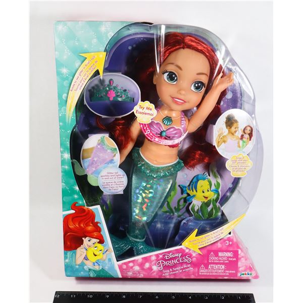 DISNEY PRINCESS SING AND SPARKLE ARIAL DOLL