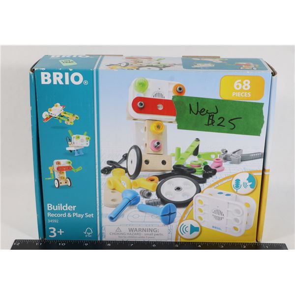 BRIO 68[C BUILDER RECORD AND PLAY SET