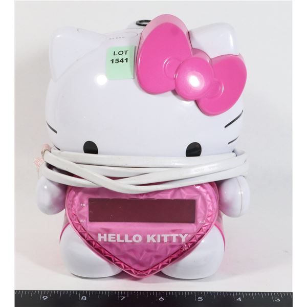 HELLO KITTEY AM/FM RADIO PROJECTION ALARM CLOCK