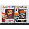 Image 1 : 2 FUNKO POP! VINYL FIGURES. POP ANIMATION CARTOON