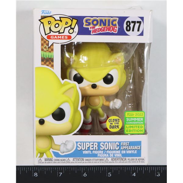 FUNKO POP! GAMES SONIC THE HEDGEHOG NUMBER 877