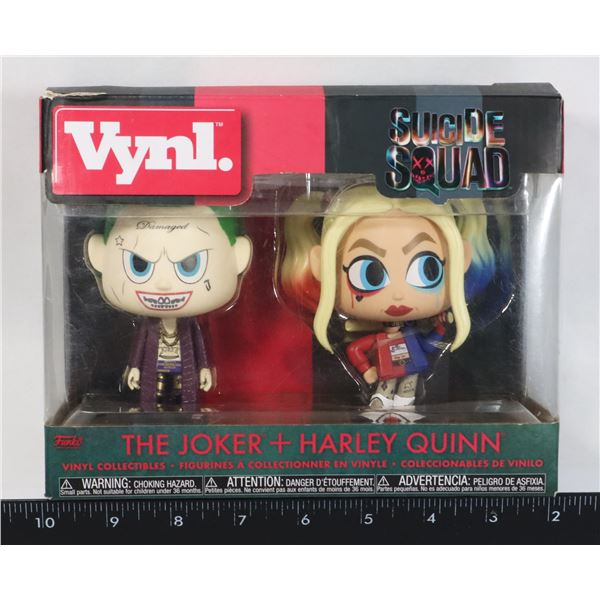 FUNKO VINYL. SUICIDE SQUAD THE JOKER + HARLEY QUINN
