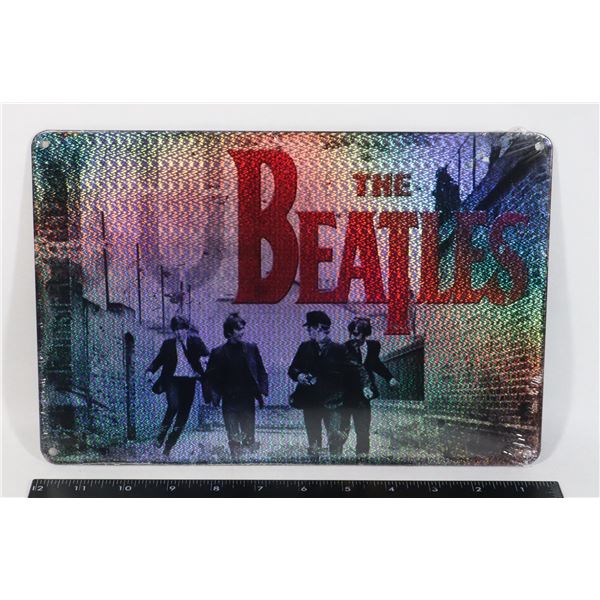 8" X 12" METAL WALL ART THE BEATLES