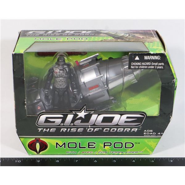 G.I. JOE THE RISE OF COBRA MOLE POD WITH