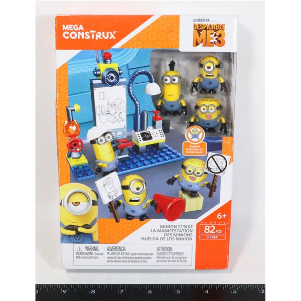 MEGA CONSTRUX DESPICABLE ME 3 MINION STRIKE 82PC
