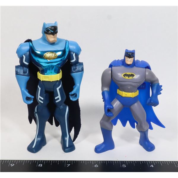 TWO BATMAN ACTION FIGURES INCLUDING BRAVE AND