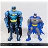 TWO BATMAN ACTION FIGURES INCLUDING BRAVE AND