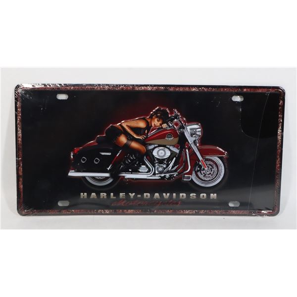 HARLEY DAVIDSON NOVELLY LICENSE PLATE OR