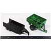 TWO ERTL DIE CAST FARM TRAILERS