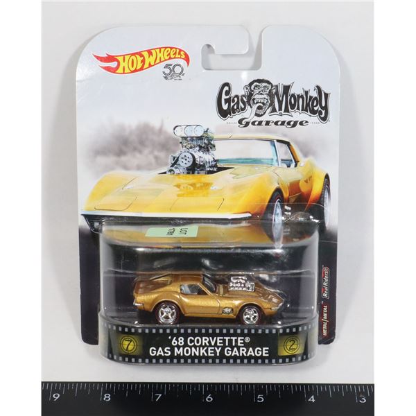 HOT WHEELS GAS MONEY GARAGE 68' CORVETTE