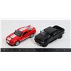 TWO DIECAST CARS 2007 FORD SHELBY GT 500 MUSTANG,