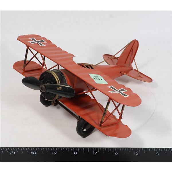 METAL AIR PLANE DECORATION
