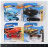 FOUR ASSORTED HOT WHEELS CARS INCLUDING