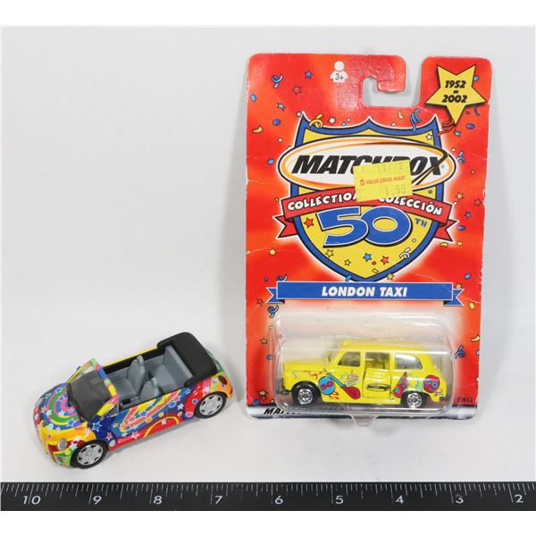 TWO MATCHBOX CARS INCLUDING BEETLE CONCEPT