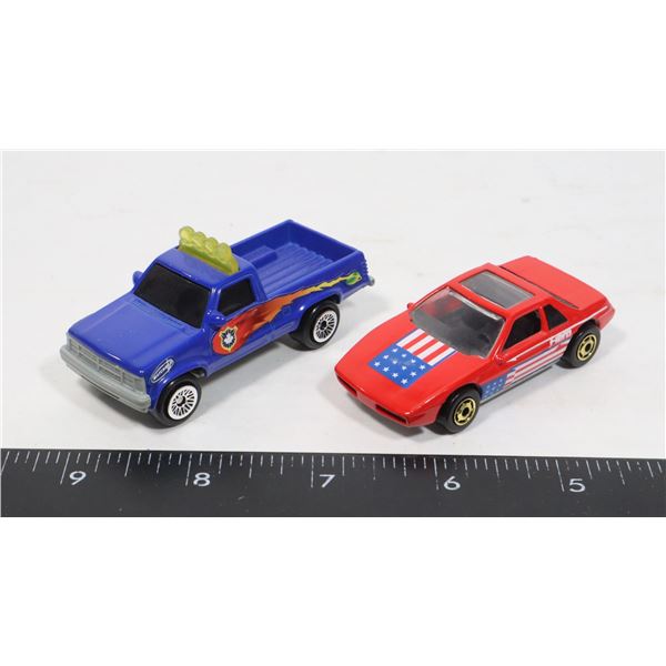 HOTWHEELS CAR AND MATCHBOX TRUCK