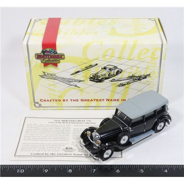 1931 MERCEDES BENZ 770 DIE CAST CAR