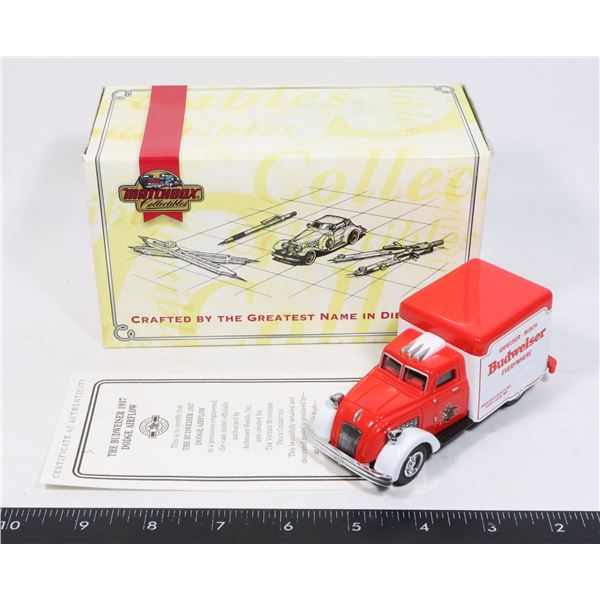 1937 DODGE AIRFLOW BUDWEISER DIE CAST CAR