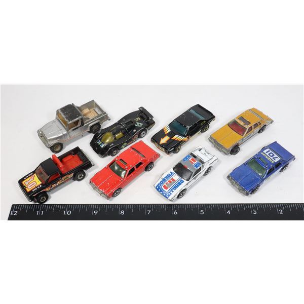 BAG OF 1960S TO 1980S HOT WHEELS CARS