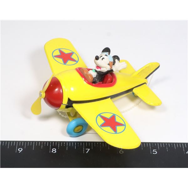 DISNEY MICKEY DIE CAST AIRPLANE TOY
