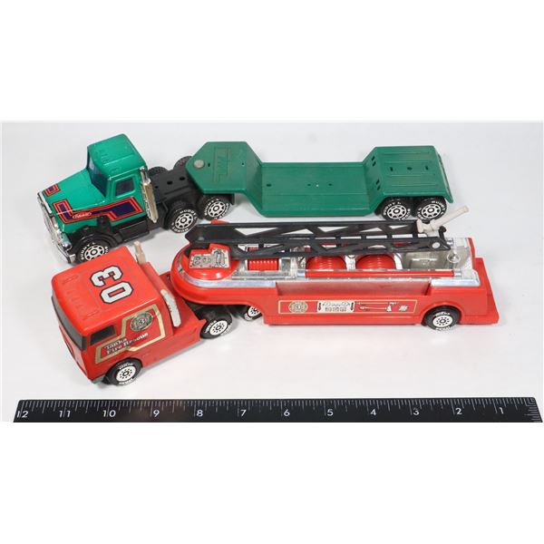 TONKA AND BUDDY L TRUCKS + TRAILERS