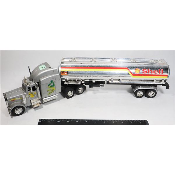 SHELL OIL BRANDED SEMI TRUCK AND TRAILER