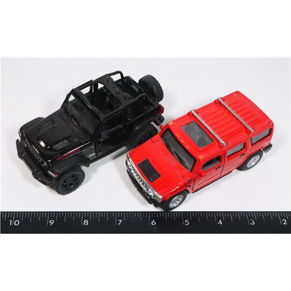 2018 JEEP WRANGLER AND 2008 HUMMER H2