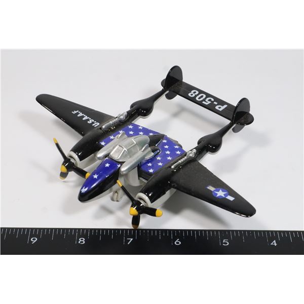 U.S.A.A.F. P-508 DIE CAST AIRPLANE