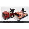 Image 1 : TWO 1980S ERA BUDDY L SEMI TOW TRUCK DIE CAST