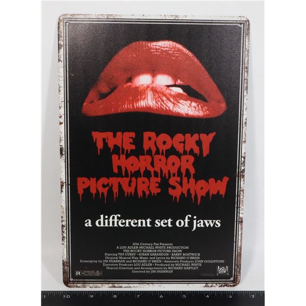 12" X 8" ART METAL SIGN, THE ROCKY HORROR PICTURE