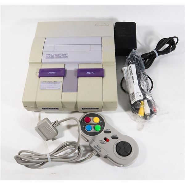 SUPER NINTENDO ENTERTAINMENT CONSOLE WITH