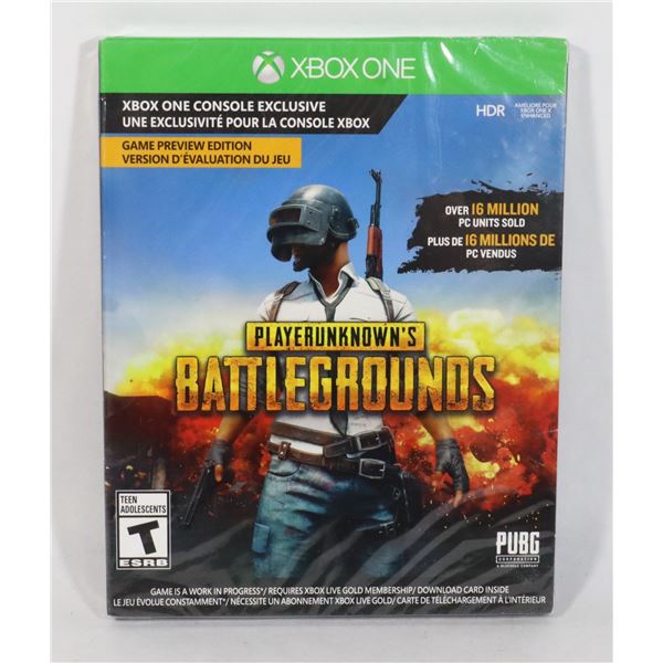 NEW FACTORY SEALED XBOX ONE PLAYER UNKNOWN'S