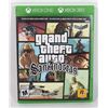 Image 1 : XBOX ONE/ 360 GRAND THEFT AUTO SAN ANDREAS