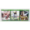 Image 1 : XBOX ONE NHL 16, MADDEN 15, NBA LIVE 14