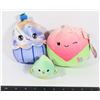 Image 1 : THREE SQUISHMALLOWS INCLUDING FLOWER BRIDGIE