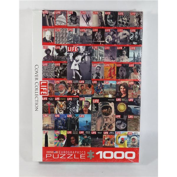 NEW SEALED LIFE COVER COLLECTION 1000PC PUZZLE