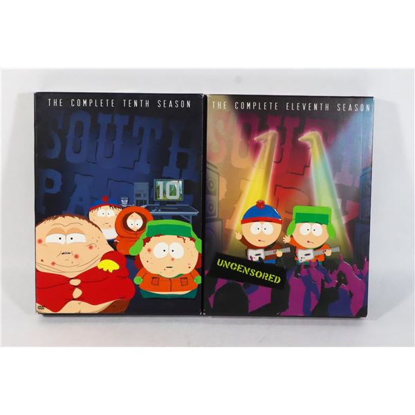 SOUTHPARK SEASONS 10 AND 11 DVD