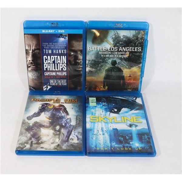 BUNDLE OF BLU-RAY MOVIES, ALL GOOD WORKING CONDITION