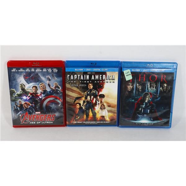 BUNDLE OF BLU-RAY MOVIES, ALL GOOD WORKING CONDITION