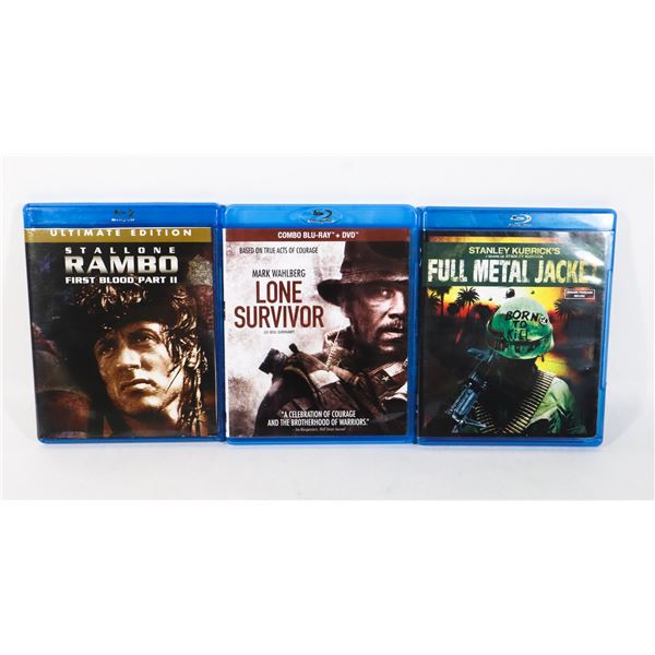 BUNDLE OF BLU-RAY MOVIES, ALL GOOD WORKING CONDITION